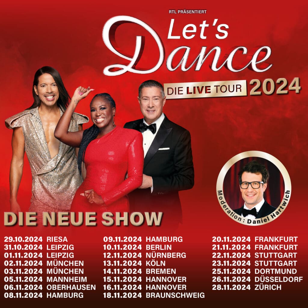 Arena Ticket | Lets Dance - Die Live Tour 2024 Leipzig 01.11.2024 QUARTERBACK Immobilien ARENA | 2024 10 31 Lets Dance