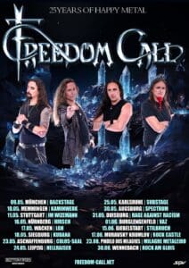 Arena Ticket | Freedom Call - 25 Years of Happy Metal Leipzig Hellraiser 24.05.2024 19:30 Uhr | 2024 05 24 Freedom Call