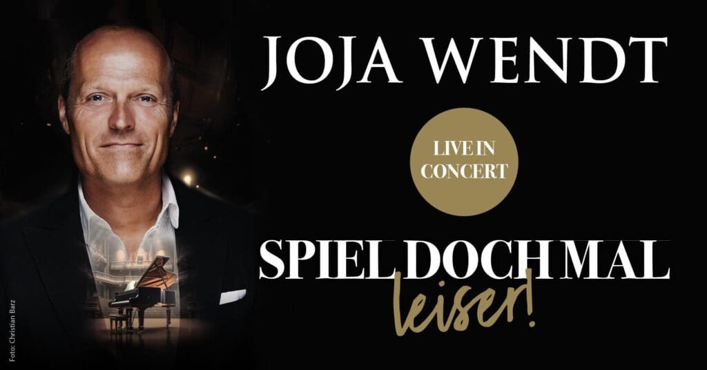 Arena Ticket | Joja Wendt - Spiel doch mal leiser Gewandhaus zu Leipzig, Großer Saal 22.09.2024 19:00 Uhr | 2024 09 22 Joja Wendt