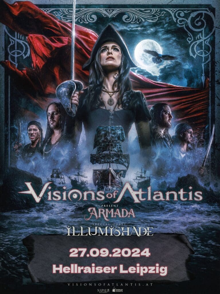 Arena Ticket | VISIONS OF ATLANTIS - ARMADA TOUR 2024 - Leipzig Hellraiser 27.09.2024 20:00 Uhr | 2024 09 27 Visions of Atlantis