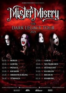 Arena Ticket | MISTER MISERY - THE DARK LEGACY TOUR 2024 Leipzig Hellraiser 20.10.2024 20:00 Uhr | 2024 10 20 Mister Misery