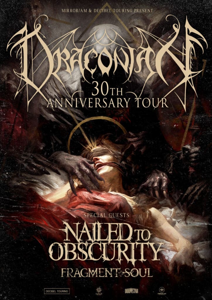 Arena Ticket | DRACONIAN - 30th Anniversary Tour 2024 Leipzig Hellraiser 10.11.2024 18:30 Uhr | 2024 11 10 Draconian