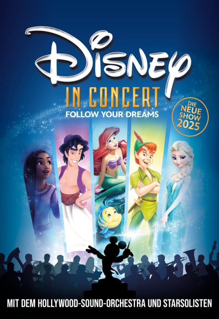 Arena Ticket | Disney In Concert - Follow Your Dreams Leipzig QUARTERBACK Immobilien ARENA 21.05.2025 20:00 Uhr | 2025 05 21 Disney scaled e1713184420684