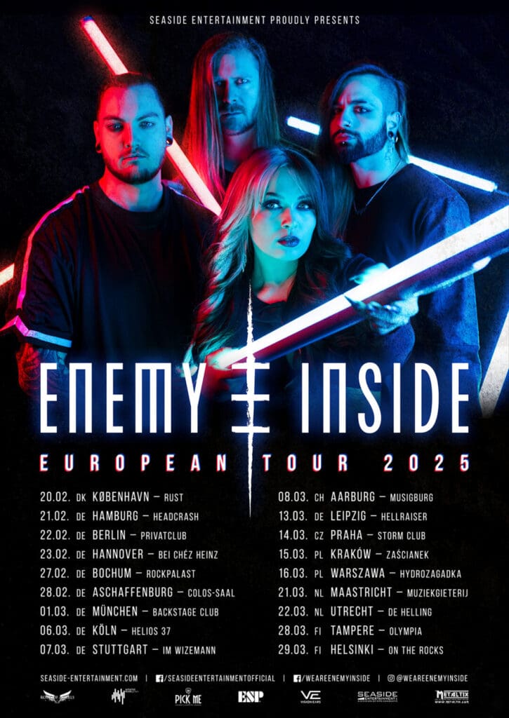 Arena Ticket | Enemy Inside - European Tour 2025 Leipzig Hellraiser 13.03.2025 19:00 Uhr | 2025 03 13 Enemy Inside