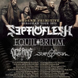 SEPTICFLESH - MODERN PRIMITIVE European Tour 2024 - Leipzig Hellraiser 01.11.2024 19:00 Uhr
