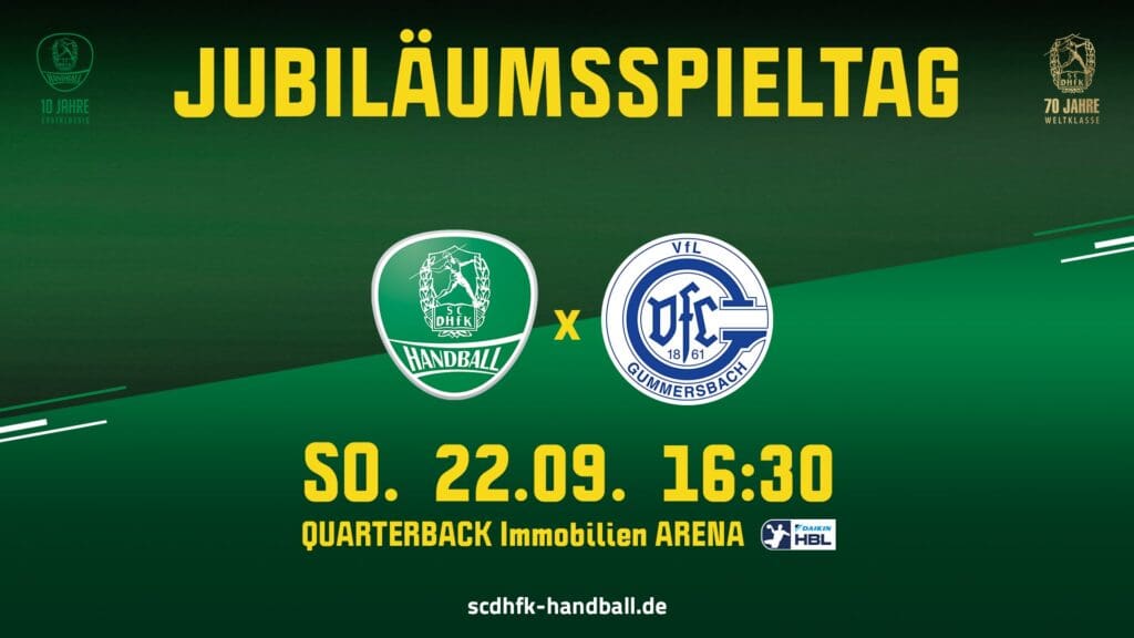 Arena Ticket | SC DHfK Leipzig - VfL Gummersbach 22.09.2024 16:30 Uhr QIA Leipzig | 2024 09 22 Gummersbach 16zu9