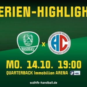 SC DHfK Leipzig - HC Erlangen 14.10.2024 19:00 Uhr QIA Leipzig