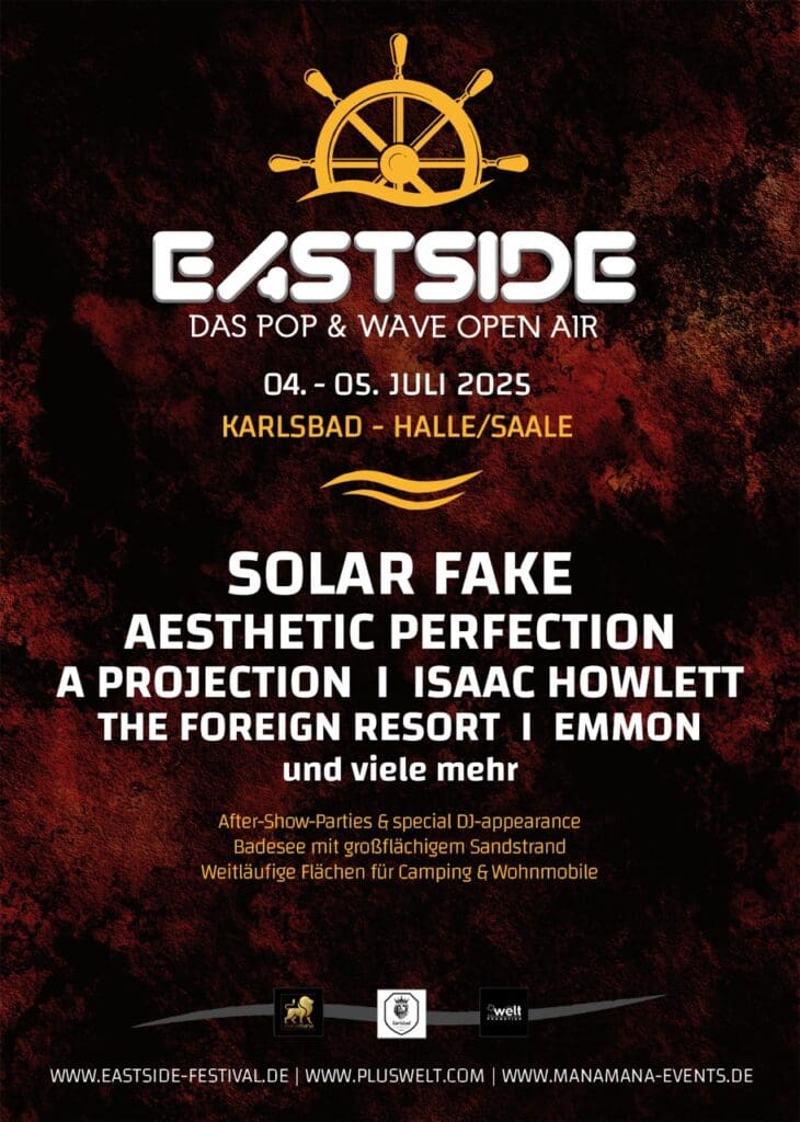 Arena Ticket | EASTSIDE FESTIVAL 2025 - Halle - Karlsbad 04.07.2025 17:00 Uhr | 2025 07 04 Eastside Festival 2025