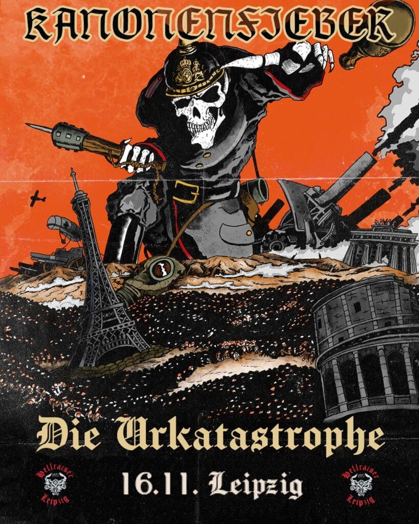 Arena Ticket | KANONENFIEBER – DIE URKATASTROPHE - Leipzig Hellraiser 16.11.2024 20:00 Uhr | 2025 11 16 Kanonenfieber