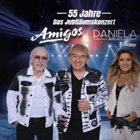 Arena Ticket | Die Amigos: 55 Jahre - Das Jubiläumskonzert Steintor-Variete Halle 20.10.2025 16:00 Uhr | 2025 10 20 Die Amigos 1x1 20251016095435