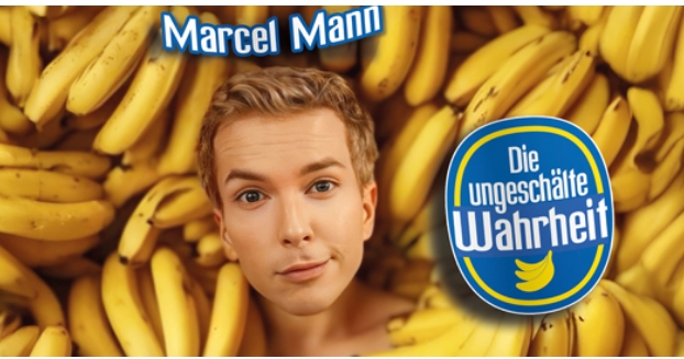 Arena Ticket | Marcel Mann - Die ungeschälte Wahrheit Leipzig Leipziger Central Kabarett 16.03.2025 19:00 Uhr | 2025 03 16 Marcel Mann