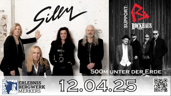 Arena Ticket | Silly - Support: Rockhaus Merkers Erlebnis Bergwerk Merkers 12.04.2025 19:30 Uhr | 2025 04 12 Silly