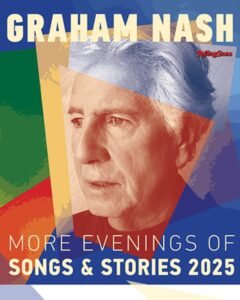 Arena Ticket | GRAHAM NASH - More Evenings of Songs and Stories 2025 Leipzig Haus Auensee 27.09.2025 20:00 Uhr | 2025 09 27 Graham Nash