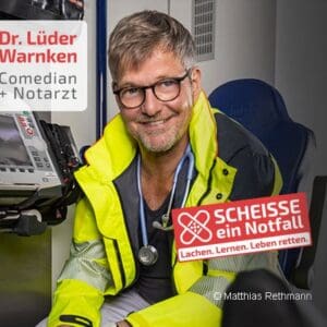Dr. Lüder Warnken - Scheiße, ein Notfall Blauer Salon/ Leipziger Central Kabarett 20.12.2025 20.00 Uhr