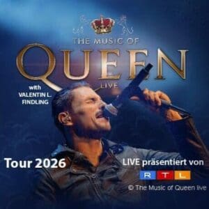 Arena Ticket | THE MUSIC OF QUEEN - LIVE - Tour 2026 Leipzig Haus Auensee 19.04.2026 20:00 Uhr | 2026 04 19 Queen 1x1 20251021134256 1x1 20251117103430
