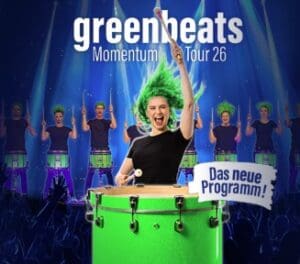 Arena Ticket | greenbeats - Momentum Tour 2026 - Leipzig Haus Auensee 24.04.2026 20:00 Uhr | 2026 04 24 greenbeats