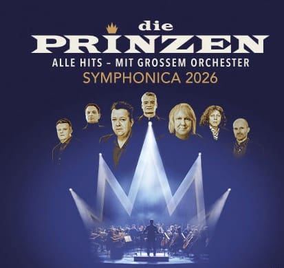 Arena Ticket | Die Prinzen - Symphonica 2026 Kulturpalast Dresden Dresden 18.01.2026 18:00 Uhr | 2026 05 27 Die Prinzen
