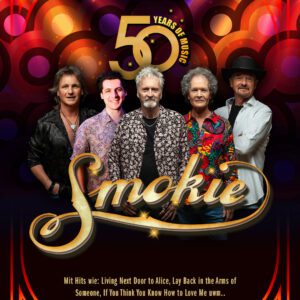 SMOKIE - 50 Years of Music – Tour 2026 -  Gewandhaus zu Leipzig, Großer Saal 12.10.2026 20:00 Uhr