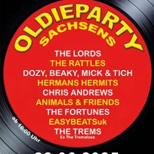 Die größte Oldieparty Sachsens Zwickau Stadthalle Zwickau 28.06.2025 18:00 Uhr