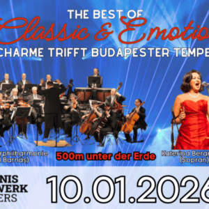 The Best of Classic & Emotion - Wiener Charme trifft Budapester Temperament Merkers Erlebnis Bergwerk Merkers 10.01.2026 19:30 Uhr