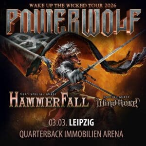 Powerwolf - Wake Up The Wicked Tour QUARTERBACK Immobilien ARENA Leipzig 03.03.2026, 18:20 Uhr