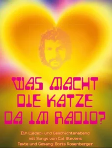 Arena Ticket | Boris Rosenberger: Was macht die Katze da im Radio? - Ein Cat-Stevens-Abend - Leipzig Kabarett Sanftwut - 26.10.2025 16:00 Uhr | 2025 10 26 Boris Rosenberger