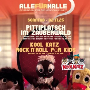 Alle für Halle - Kool Katz - "Katz'n'Roll" für coole Kinder - Halle Capitol -  02.11.2025 16:30 Uhr