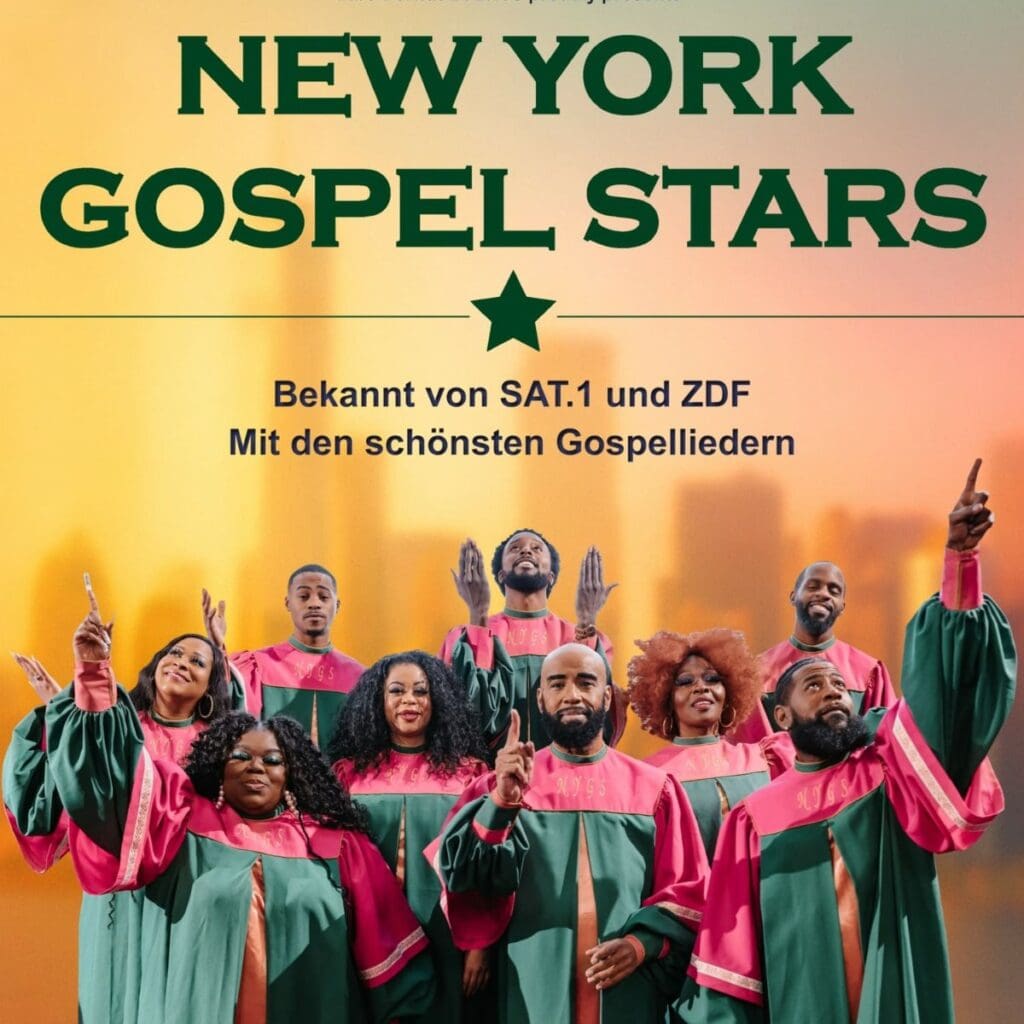 Arena Ticket | New York Gospel Stars Leipzig Nikolaikirche 02.02.2027 19:30 Uhr | 2026 01 23 New York Gospel 1x1 20260929113058