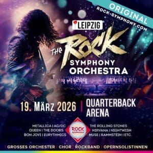Arena Ticket | The Rock Symphony Orchestra Leipzig QUARTERBACK Immobilien ARENA 19.03.2026 19:00 Uhr | 2026 03 19 The Rock Symphony Orchestra 1x1 20251125090625