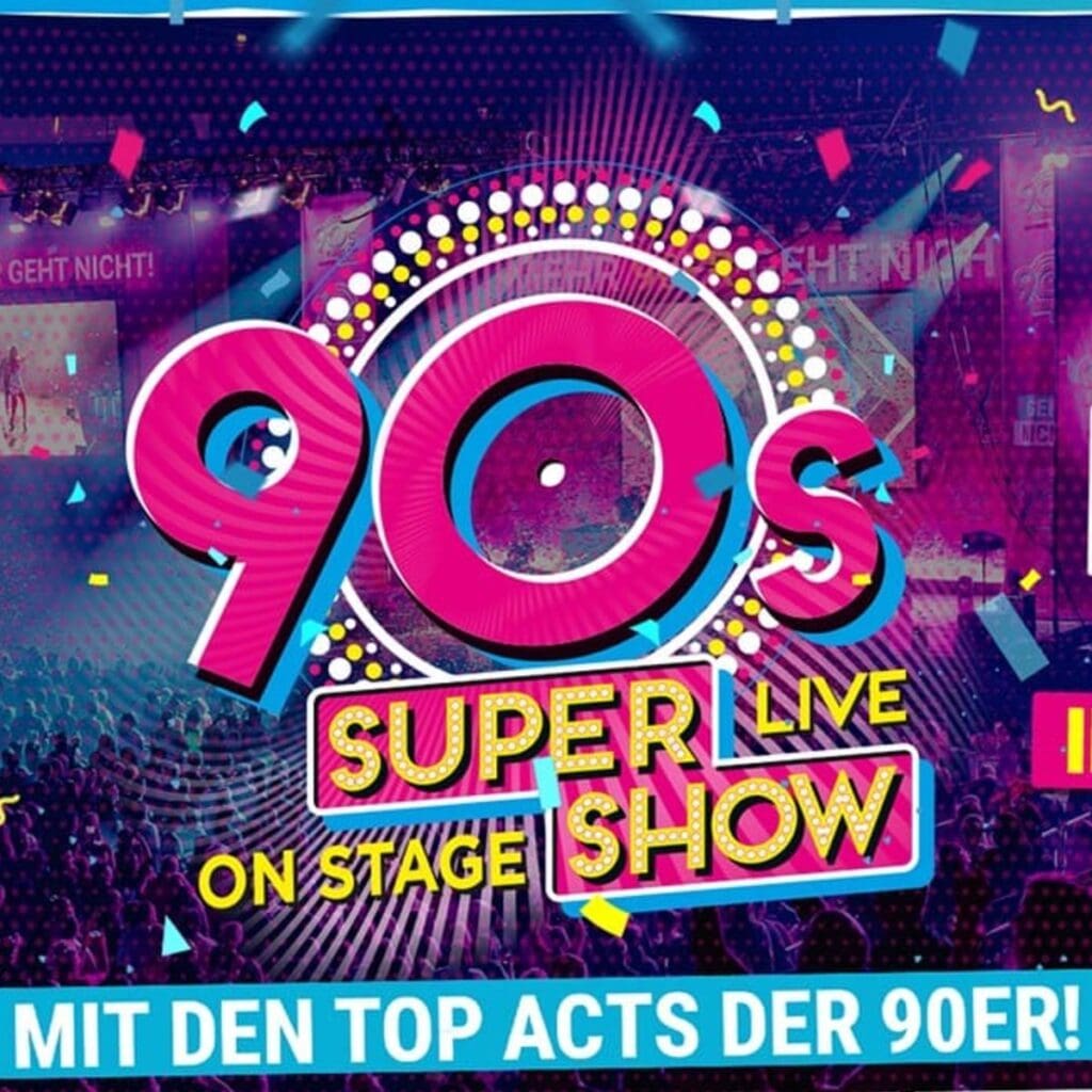 90s Supershow - Live On Stage QUARTERBACK Immobilien ARENA Leipzig 07.11.2026 17:00 Uhr 3 Arena Ticket | 90s Supershow - Live On Stage QUARTERBACK Immobilien ARENA Leipzig 07.11.2026 17:00 Uhr | 2026 11 07 90s 1x1 20260407082416