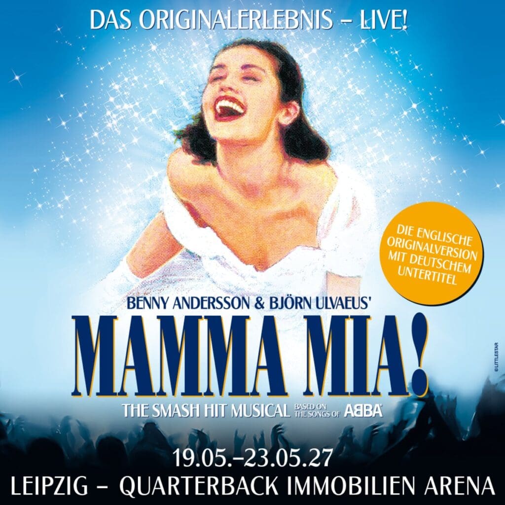Arena Ticket | Mamma Mia! - Leipzig QUARTERBACK Immobilien ARENA 19.05.2027 20:00Uhr | 2027 MammaMia 1x1 20260420075528