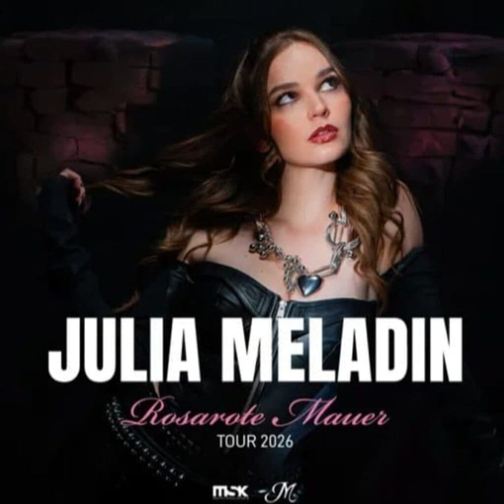 JULIA MELADIN Rosarote Mauer Tour 2026 - Täubchenthal Leipzig 03.11.2026 19:30 Uhr (Kopie) 9 Arena Ticket | JULIA MELADIN Rosarote Mauer Tour 2026 - Täubchenthal Leipzig 03.11.2026 19:30 Uhr (Kopie) | 2026 11 03 Julia Meladin 1x1 20260723090718 1x1 20260727111716 1x1 20260727111846