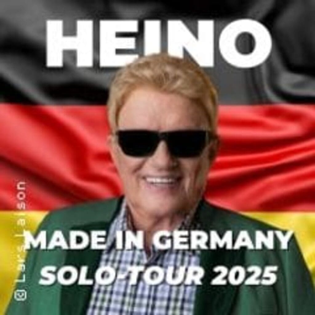 Heino – Made in Germany Solo Tour - Stadthalle Weißenfels 27.11.2026 19:00 Uhr 4 Arena Ticket | Heino – Made in Germany Solo Tour - Stadthalle Weißenfels 27.11.2026 19:00 Uhr | 2026 11 27 Heino 1x1 20260729154228