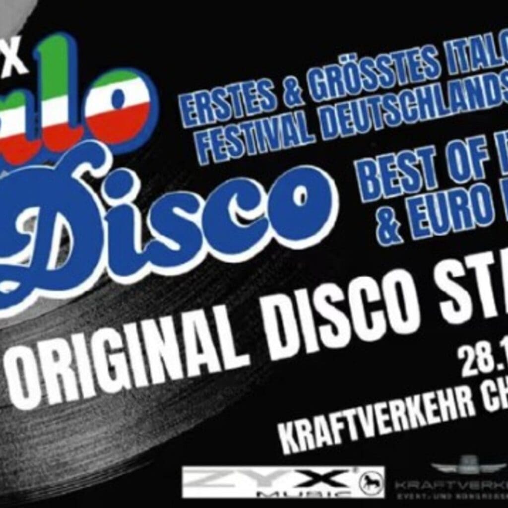 ITALO DISCO - Chemnitz - Kraftverkehr 28.11.2026 - 20 Uhr 4 Arena Ticket | ITALO DISCO - Chemnitz - Kraftverkehr 28.11.2026 - 20 Uhr | 2026 11 28 Italo Disco 1x1 20260805145000